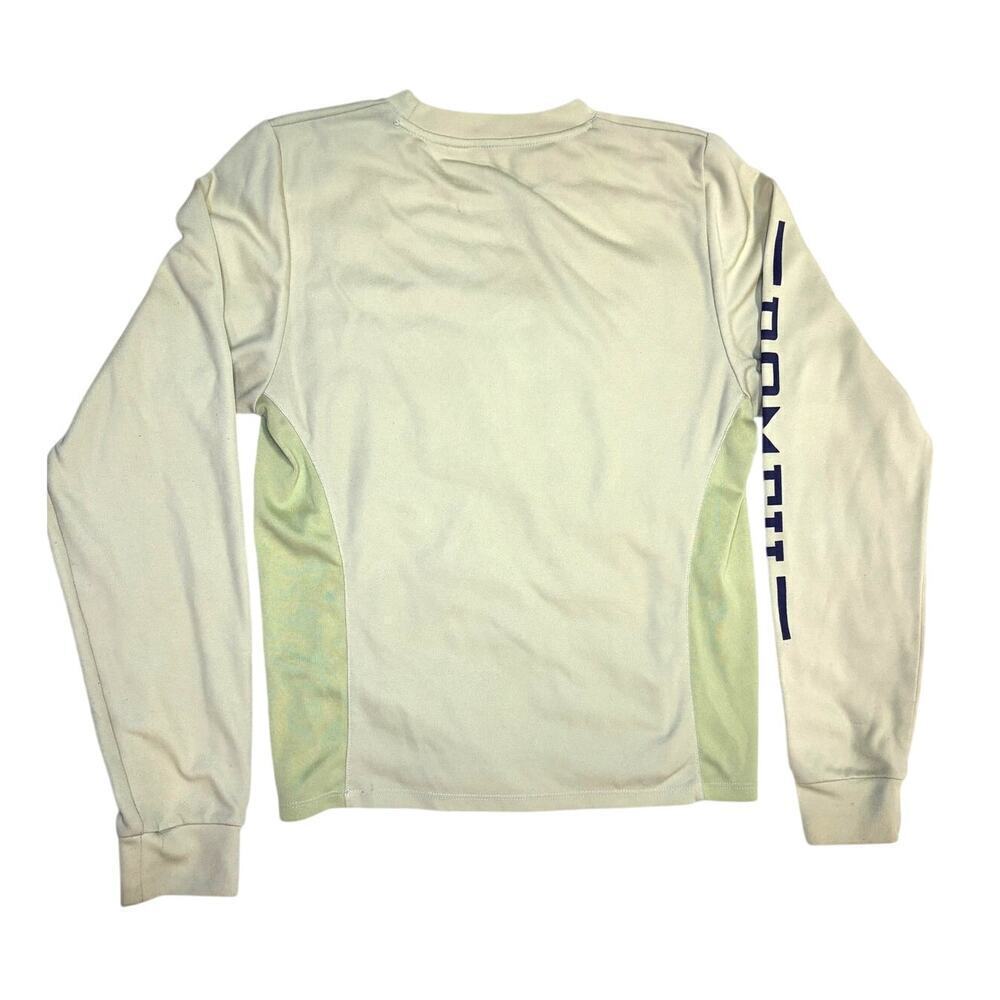 Romfh Equestrian Long Sleeve Shirt Women's 0/XS Light Green/Yellow Crew Neck - Picture 2 of 7